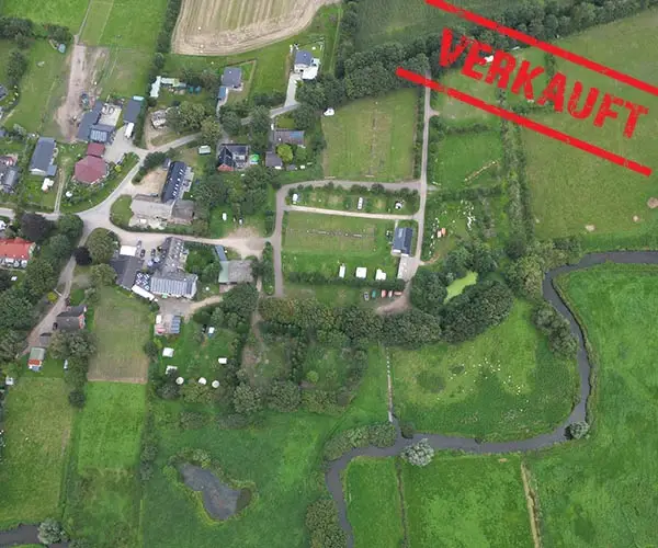 Bild eines Campingplatzes von oben