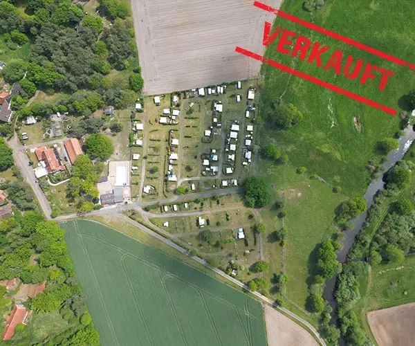 Luftbild eines Campingplatzes - Angebote von CampConsult, Berlin